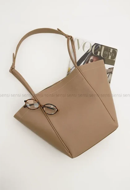 کیف چرم سطلی کد1004399