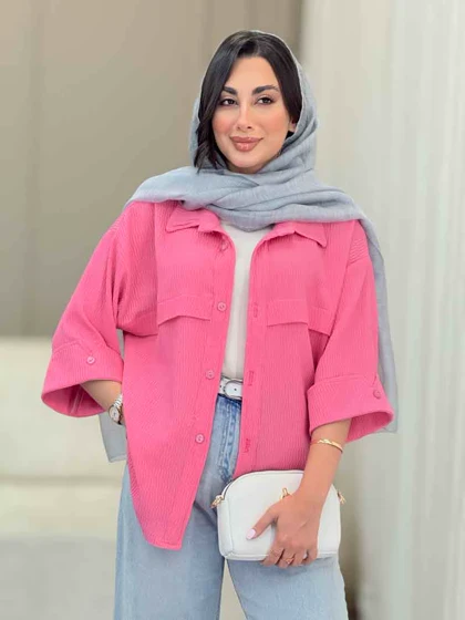 مانتو آستین پاکتی جلو ژیله