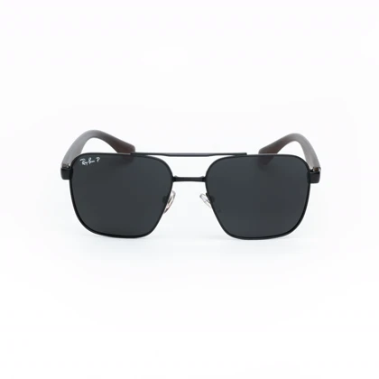 عینک‌آفتابی مردانه پلاریزه ریبن Ray.Banمدل SG-3485با طراحی جدید دسته چوب ومدلی لوکس