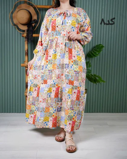 پیراهن ساحلی گوزل O7465