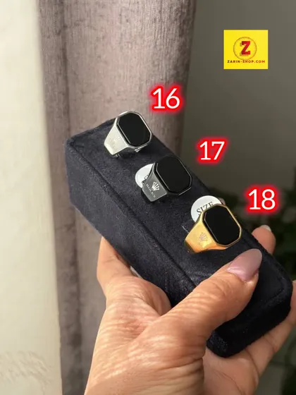 انگشتر مردانه استیل