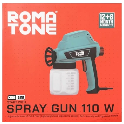 پیستوله رنگ پاش برقی روماتون ROMATONE مدل 5110 توان 110 وات
