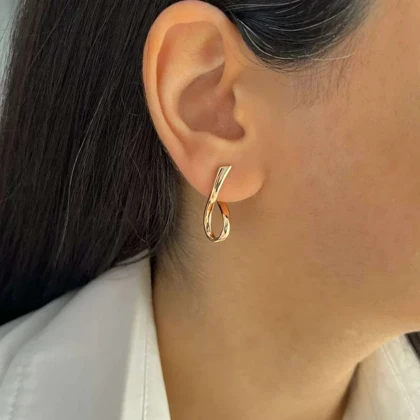 گوشواره زنانه طرح پیچی ژوپینگ، انتخابی شیک برای هر استایل