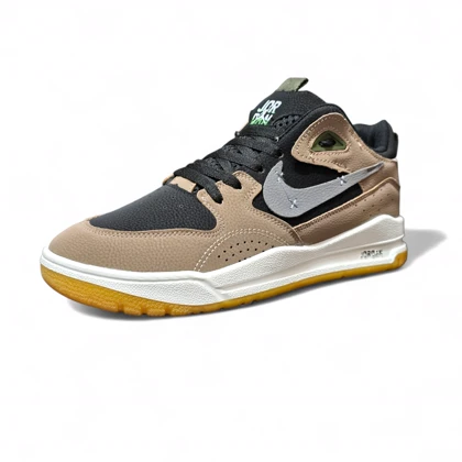 کتانی مردانه نایک جردن TZP مشکی قهوه ای