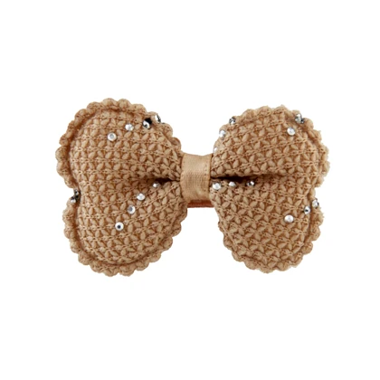 گیره مو دخترانه مدل پاپیون نگینی