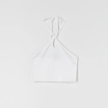 کراپ تاپ کبریتی گردنی زنانه سینسای لهستان Sinsay