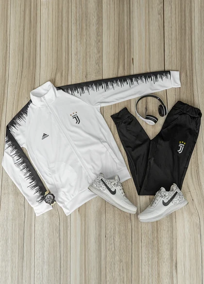 ست سویشرت شلوار یوونتوس مردانه مدل R77 ویژه