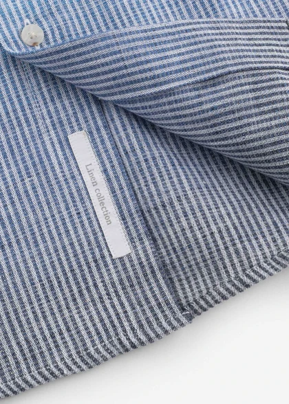 پیراهن لینن طرح دار 2420102