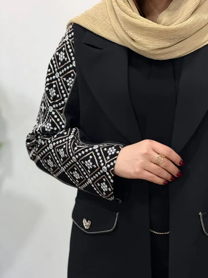 مانتو مجلسی سوزندوزی سایه