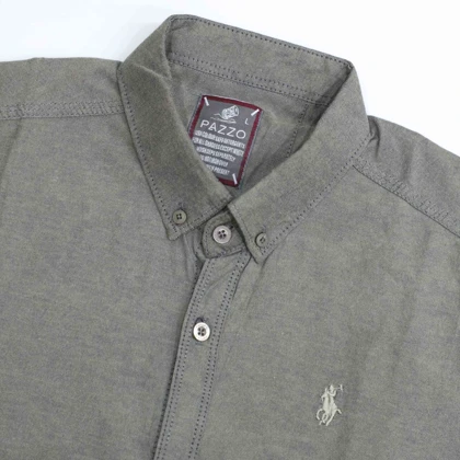 پیراهن آستین بلند ساده مردانه مدل 61029143