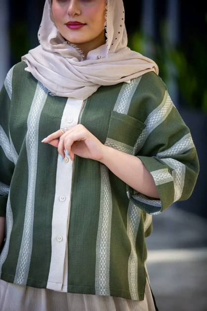 مانتو شلوار کنفی ترکیبی