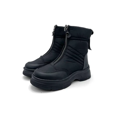 کفش نیم بوت زنانه کاپشنی جلو زیپ مدل 0116_Boots