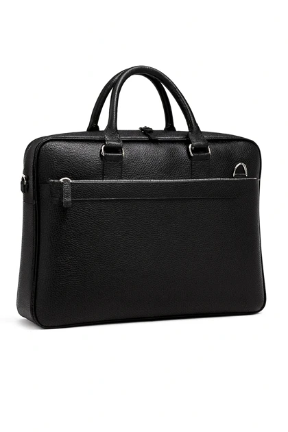 کیف اداری چرم طبیعی دوزیپ t4