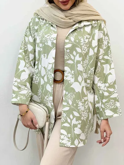 شومیز طرح دار پارمیدا