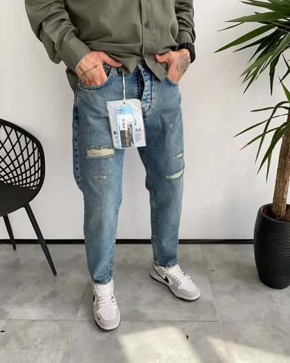 شلوار استریت فیت BALENCIAGA کثیفشور