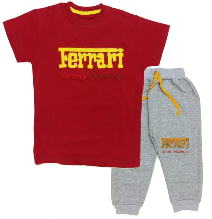تیشرت و شلوارک پسرانه ferrari باربد