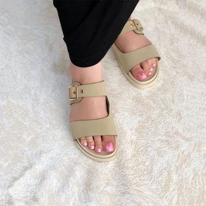 اسلیپر زنانه زارا (ZARA) مدل نیکا رنگ کرم