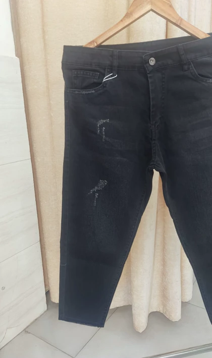 شلوار لی مام زغالی