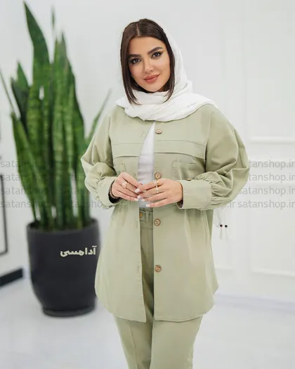 مانتو و شلوار راحیل کد: 1138