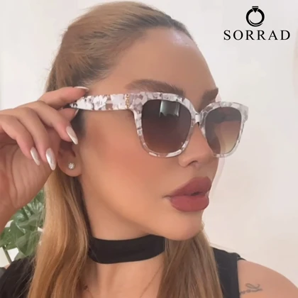 عینک زنانه سن لورن / فریم کائوچو عدسی پلی کربنات (همراه با جعبه اصلی)