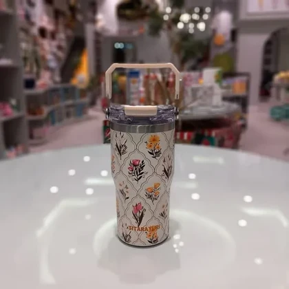 تراول ماگ سیتار گل‌دار 600 میل