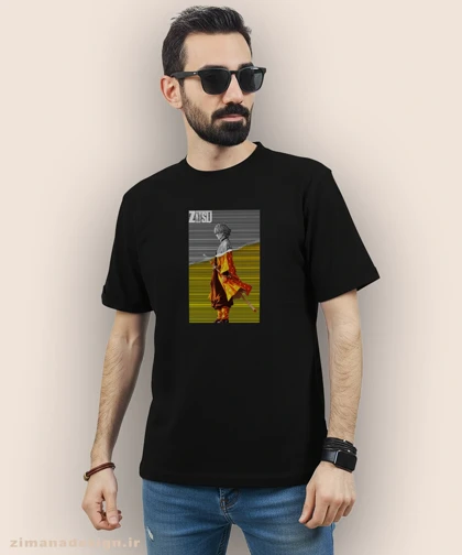 تیشرت مردانه و زنانه طرح شیطان کش شخصیت زنیتسو کد 896