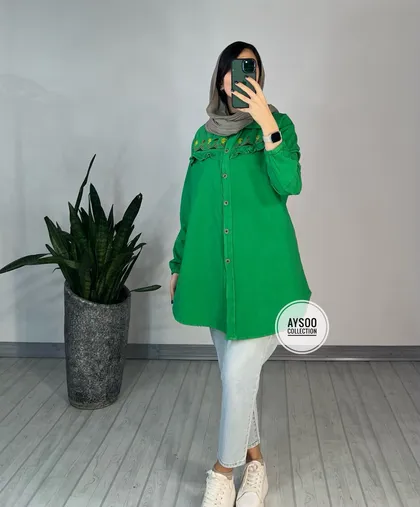 مانتو گلدوزی بهار