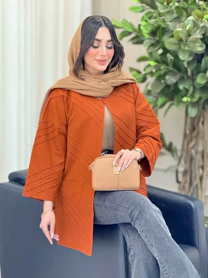 مانتو برش‌دار بغل چاک