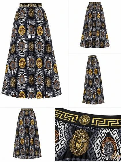 دامن طرحدار Versace