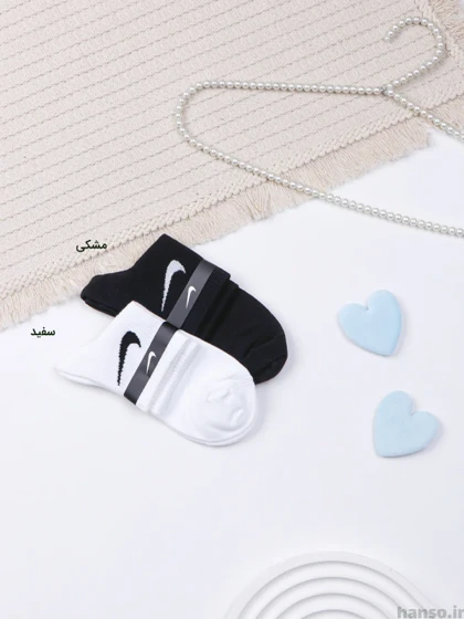 جوراب نیم ساق کش انگلیسی نایک nike کد 1002