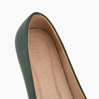 کفش پاشنه‌دار زنانه چرم یلسان مدل سیلا کد 693-GAN