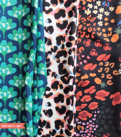 شلوار طرحدار سبز