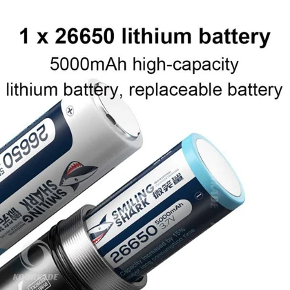 چراغ قوه غواصی SMILING SHARK کد SD-Q35