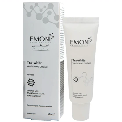 کرم ضد لک روز امونی مدل Tra White حاوی ترانگزامیک اسید مناسب انواع پوست 50ml