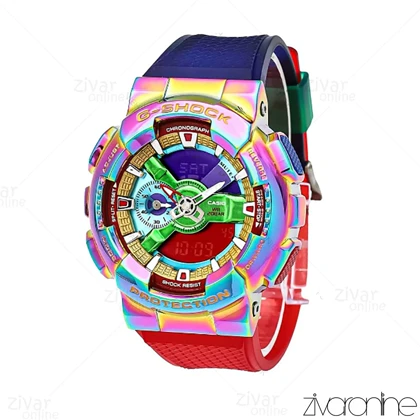 ساعت جی شاک GM110H مردانه چند موتوره هفت رنگ 106021