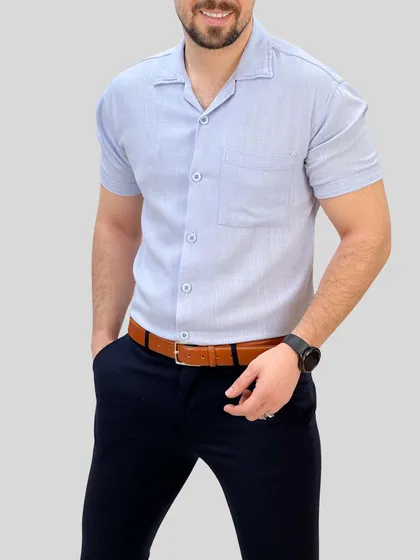 پیراهن ZARA 041304 آبی روشن