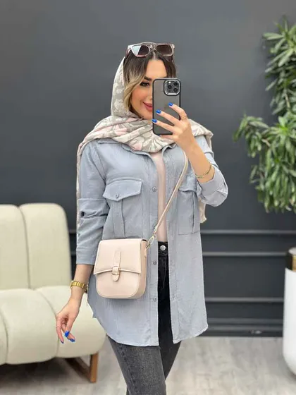 مانتو دو جیب پیله آرتمیس