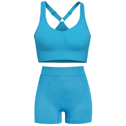 ست نیم‌تنه و شلوارک ورزشی زنانه ماییلدا مدل 5472-10411