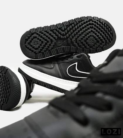 کفش کتانی مردانه و زنانه مشکی سفید نایک NIKE AIR FORCE مدل 4696