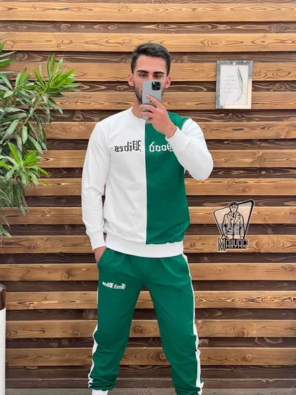 ست دورس و شلوار دورنگ