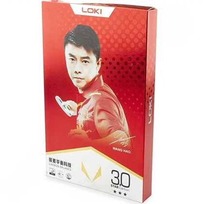 راکت پینگ پنگ لوکی LOKI مدل R3 سه ستاره کیف دار