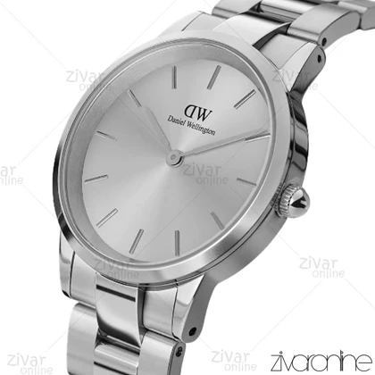 ساعت دنیل ولینگتون آیکونیک لینک زنانه تمام نقره ای 103495