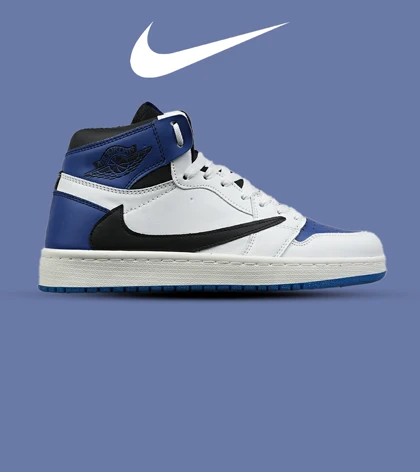 کفش کتانی ساق‌دار مردانه و زنانه NIKE travis scott مدل 8782