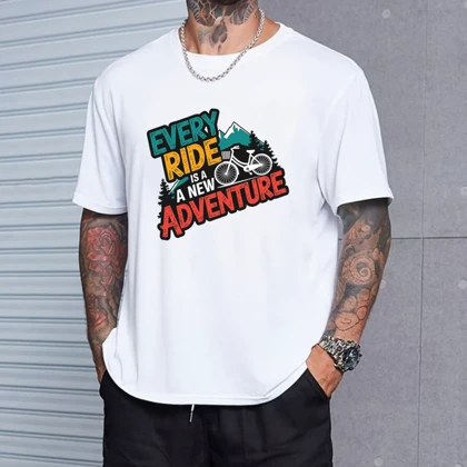 تیشرت باکسی 100٪ پنبه (Adventure) | کد 1343