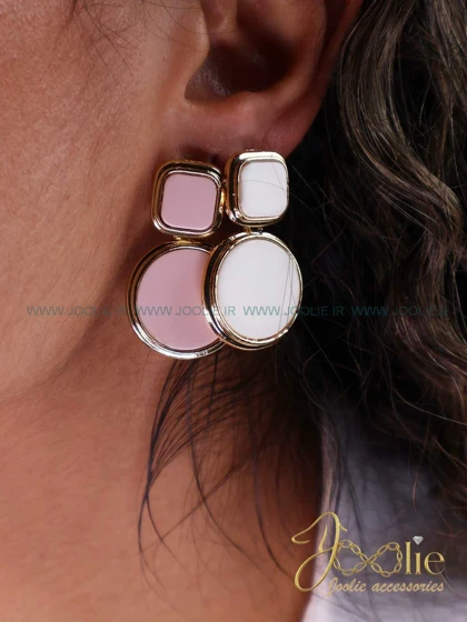 گوشواره زنانه میناکاری کد E1158