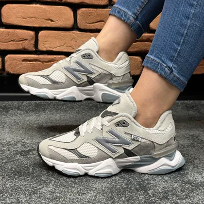 کتانی اسپرت زنانه مدل نیوبالانس 9060 NEW BALANCE رنگ طوسی