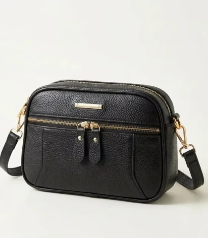 کیف دوشی زنانه چرم مدل ISUN