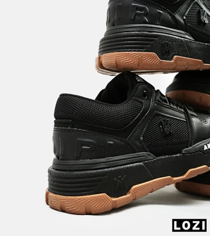 کفش کتانی مشکی قهوه ای AMIRI MA2 Leather مدل 4732