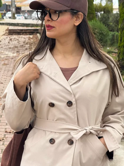 بارانی آستردار طرح برشکا