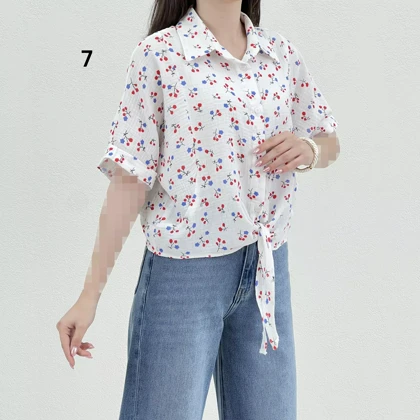 شومیز زنانه جلو گره‌ای